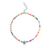 NM022 Originality Personality Geometry Colour Flower Avocado  Necklace Jewelry