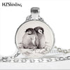 NS-00784 New Hedgehog In The Fog Silver Pendant Necklace Long Chian Statement Handmade Fashion Hedgehog Necklace For Women HZ1