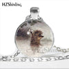 NS-00784 New Hedgehog In The Fog Silver Pendant Necklace Long Chian Statement Handmade Fashion Hedgehog Necklace For Women HZ1