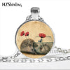 NS-00784 New Hedgehog In The Fog Silver Pendant Necklace Long Chian Statement Handmade Fashion Hedgehog Necklace For Women HZ1