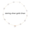 925 sterling silver jewelry natural pearl jewelry white baroque pearl jewelry necklace pendant for women