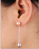 Brand natural pearl earrings, 925 sterling silver ,7-8 mm strong luster pearl,Simple classic,[PJEDB8090]