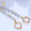 Pearl Bracelets Fine Jewelry Near Round Natural Pearl Bangles For Women White Trendy Anniversary Gift [S313]