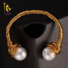 Pearl Jewelry Baroque Pearl Bracelets 10-11MM Natural Stone Charm bracelets Fine Jewelry For Women Party Gift [S304]