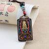 National Ebony Nepal Sweater Amulet Chain Wood Elephant Pendant God Buddha Long Necklace Woman Kallait Gem Crystal grave Jewelry