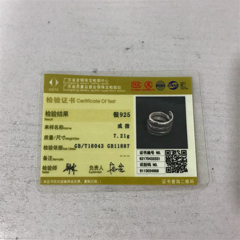 Gold Inspection Note National inspection report certificate of precious metals inspection 1