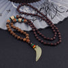 Natural Afghan Stone Pendant Necklace Wolf Tooth Amulets And Talismans Couple Necklace For Women And Men Lucky Jewelry