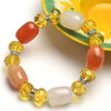 Natural Agate Beads Bracelet Fine GemStone Beaded Elastic Line Bracelet Men Jewelry Women Bracelet Can Drop Shipping