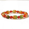 Natural Agate Beads Bracelet Fine GemStone Beaded Elastic Line Bracelet Men Jewelry Women Bracelet Can Drop Shipping