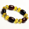Natural Agate Beads Bracelet Fine GemStone Beaded Elastic Line Bracelet Men Jewelry Women Bracelet Can Drop Shipping