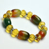 Natural Agate Beads Bracelet Fine GemStone Beaded Elastic Line Bracelet Men Jewelry Women Bracelet Can Drop Shipping