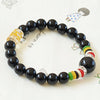 Natural Agate Beads Bracelet Fine GemStone Beaded Elastic Line Bracelet Men Jewelry Women Bracelet Can Drop Shipping
