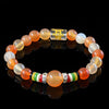 Natural Agate Beads Bracelet Fine GemStone Beaded Elastic Line Bracelet Men Jewelry Women Bracelet Can Drop Shipping