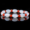 Natural Agate Beads Bracelet Fine GemStone Beaded Elastic Line Bracelet Men Jewelry Women Bracelet Can Drop Shipping