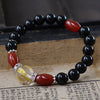 Natural Agate Beads Bracelet Fine GemStone Beaded Elastic Line Bracelet Men Jewelry Women Bracelet Can Drop Shipping