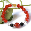 Natural Agate Beads Bracelets Natural GemStone Beaded Elastic Line Bracelet Men Jewelry Women Bracelet Can Drop Shipping