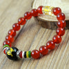 Natural Agate Beads Bracelets Natural GemStone Beaded Elastic Line Bracelet Men Jewelry Women Bracelet Can Drop Shipping
