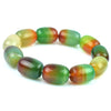 Natural Agate Beads Bracelets Natural GemStone Beaded Elastic Line Bracelet Men Jewelry Women Bracelet Can Drop Shipping