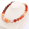 Natural Agate Irregular Original Stone Vintage Women High Quality Jade Necklace Crystal Popular Classic Exquisite Amber Jewelry