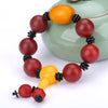Natural Agate Topaz Jade Red Agate Beads Bracelet Genuine Gem Chain Link Bracelet For Women Fine Jewelry Elastic Rope Bracelet