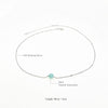 Natural Amazonite Healing Crystal Chokers Necklaces 925 Silver Gem Beads Fine Jewelry Women #b012n