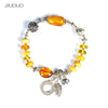 Natural Amber Beeswax Bracelet Lapel Fashion Handle 925 Sterling Silver Accessories Original Handmade Jewelry