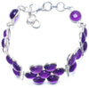 yu xin yuan Fine Jewelry Nature Amethyst Jade Charm Bracelets Lucky Amulet Women Men Bracelets Jewelry Gift