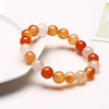 Natural Beaded natural male and female agate bracelet Pla Seth 10mm agate
