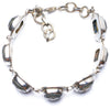 Natural Blue Fire Labradorite Handmade Unique 925 Sterling Silver Bracelet 6 3/4-7 3/4 Y0832