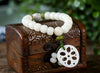 Natural Bodhi Bracelet White Jade lady jewelry pearl beads lotus garnet bracelets beads bracelet jade bracelet