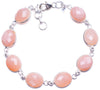 Natural Calcite Handmade Unique 925 Sterling Silver Bracelet 7 1/2-8 1/4 Y1350