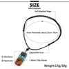 Natural Chip Gravel Stone Resin 7 Chakra Orgone Energy Pendant Necklace Reiki Healing Pendulum Amulet  For Men Women Couples