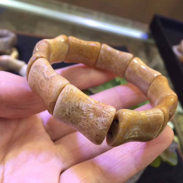 Natural Chrysanthemum stone bead bracelet natural stone bracelet DIY jewelry bracelet for woman for gift