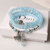 Natural Crystal Bracelet Elephant Pendant Charm All-Match Friends Bracelet Free shipping