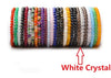 Natural Crystal Bracelets Tourmaline Agate Rose Quartz Tiger Eye Amethyst Fluorite Goldstone Schorl Aquamarine Lapis lazuli