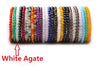 Natural Crystal Bracelets Tourmaline Agate Rose Quartz Tiger Eye Amethyst Fluorite Goldstone Schorl Aquamarine Lapis lazuli