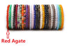 Natural Crystal Bracelets Tourmaline Agate Rose Quartz Tiger Eye Amethyst Fluorite Goldstone Schorl Aquamarine Lapis lazuli