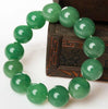 Natural Dongling jade FeiCui catenary refill Gem Stone Lucky Stretch Elastic Bracelet Fashion Jewelry