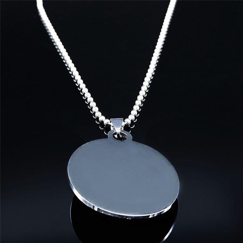 Natural Flash Stone Stainless Steel Big Long Bohemia Chain Necklaces for Women/Men Silver Color Jewelry collier femme N3606S04