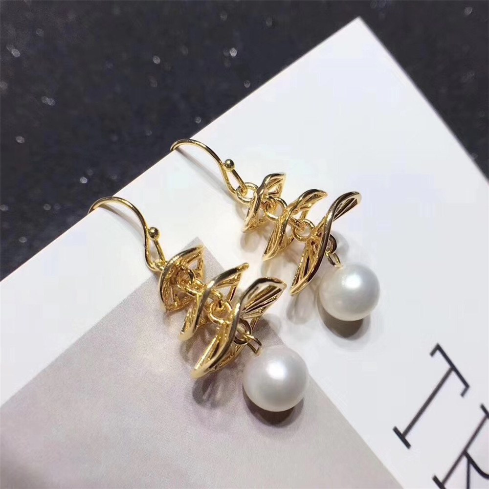 Natural Freshwater Pearl Earrings 2020 White Genuine Real Natural Pearl Jewelry For Women Wedding Earrings Bridal Gift