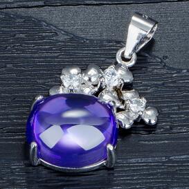 Natural Garnet Pendant Necklace Women Silver 925 Heart Fashion Necklaces For Women 2020 Statement Gift 14x22mm