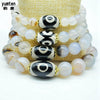 Natural Gem Bracelets Women Men Jewelry Fashion White Agate Jewelry Charm Silver Kehribar Angelite Beads Jasper Jade Pulsera NEW
