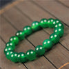 Natural Green Agate Stone Bracelet Women Fashion Jewelry Mens Bracelet Luxury Gifts Buddha Bracelet