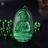 Natural Green Buddha A Buddism Buddha Pendant Saint Cut The Life Of Buddha Zodiac Men And Women Necklace Will D Jade emerald