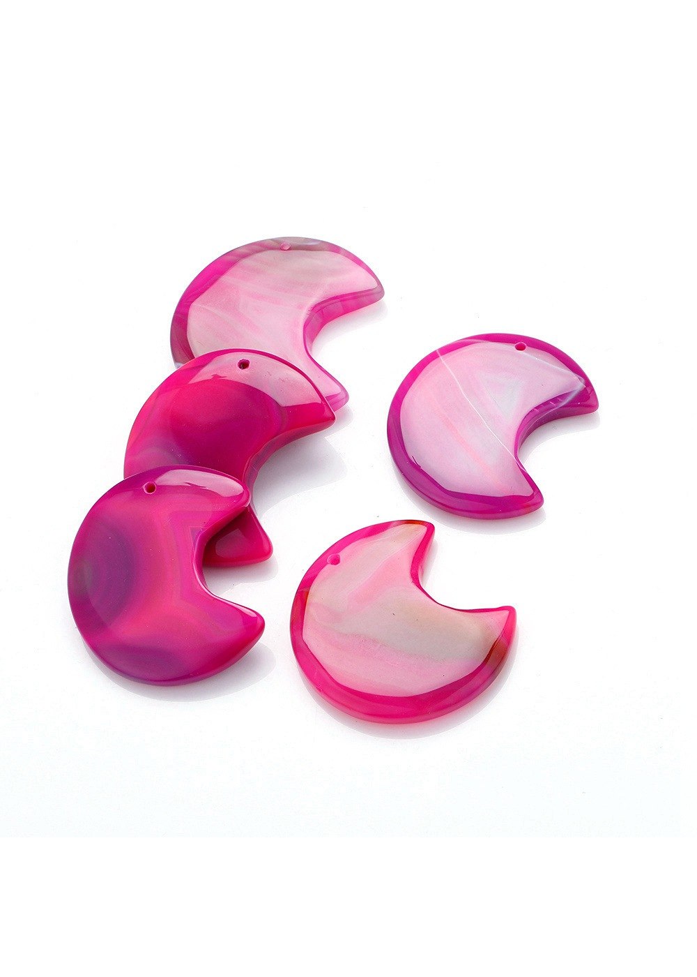 Natural Green Red Biue Biack Moss Agate Pendant Women Necklace Colar Masculino Amber Obsidian Chain African Beads Jewelry Charm