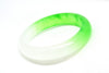 Natural Green White Jadeite Jade Bangle Bracelet Fashion Temperament Jewelry Gems Accessories Gifts Wholesale