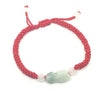 Natural Jade Hand-woven Rope Adjustable Bracelet Fashion Temperament Jewelry Gems Accessories Gifts Wholesale