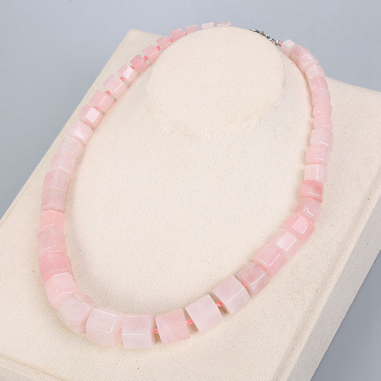 Natural Jade Women Necklace Ethnic Big Choker Natural Stone Knotted Statement Female Vintage Healing Pendant Bohemian Jewelry