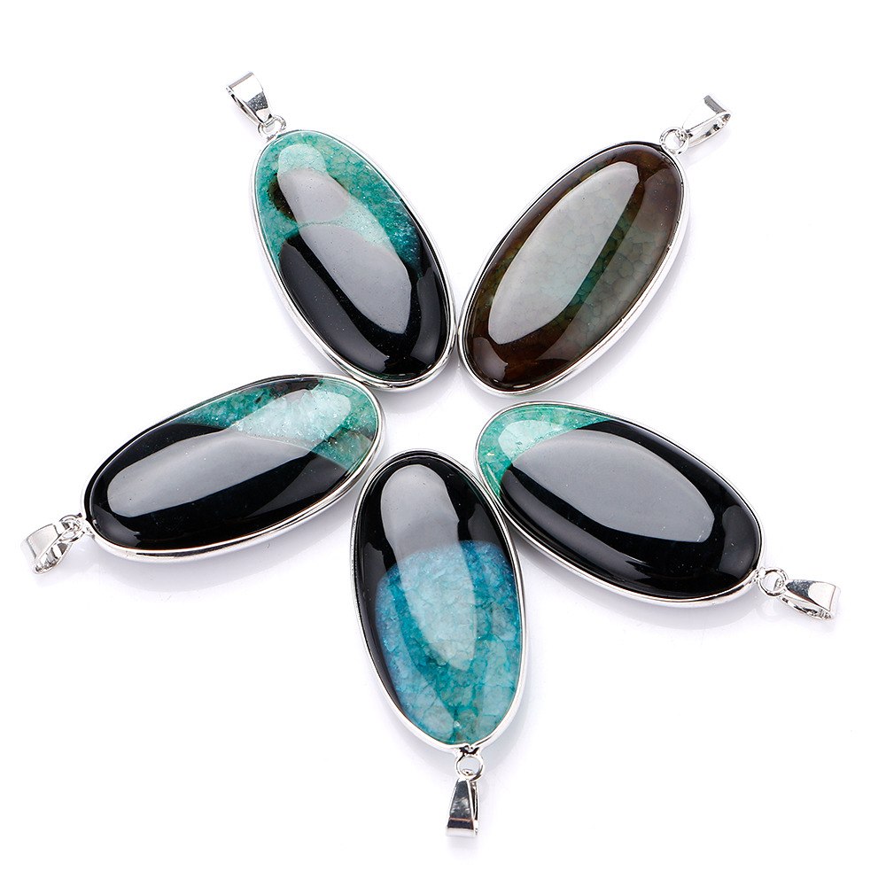 Natural New Fashion 100% Multicolor Regenbogen Crystal Necklace Women Wassertropfen Halskette Charm Prom Party Pendant Jewelry