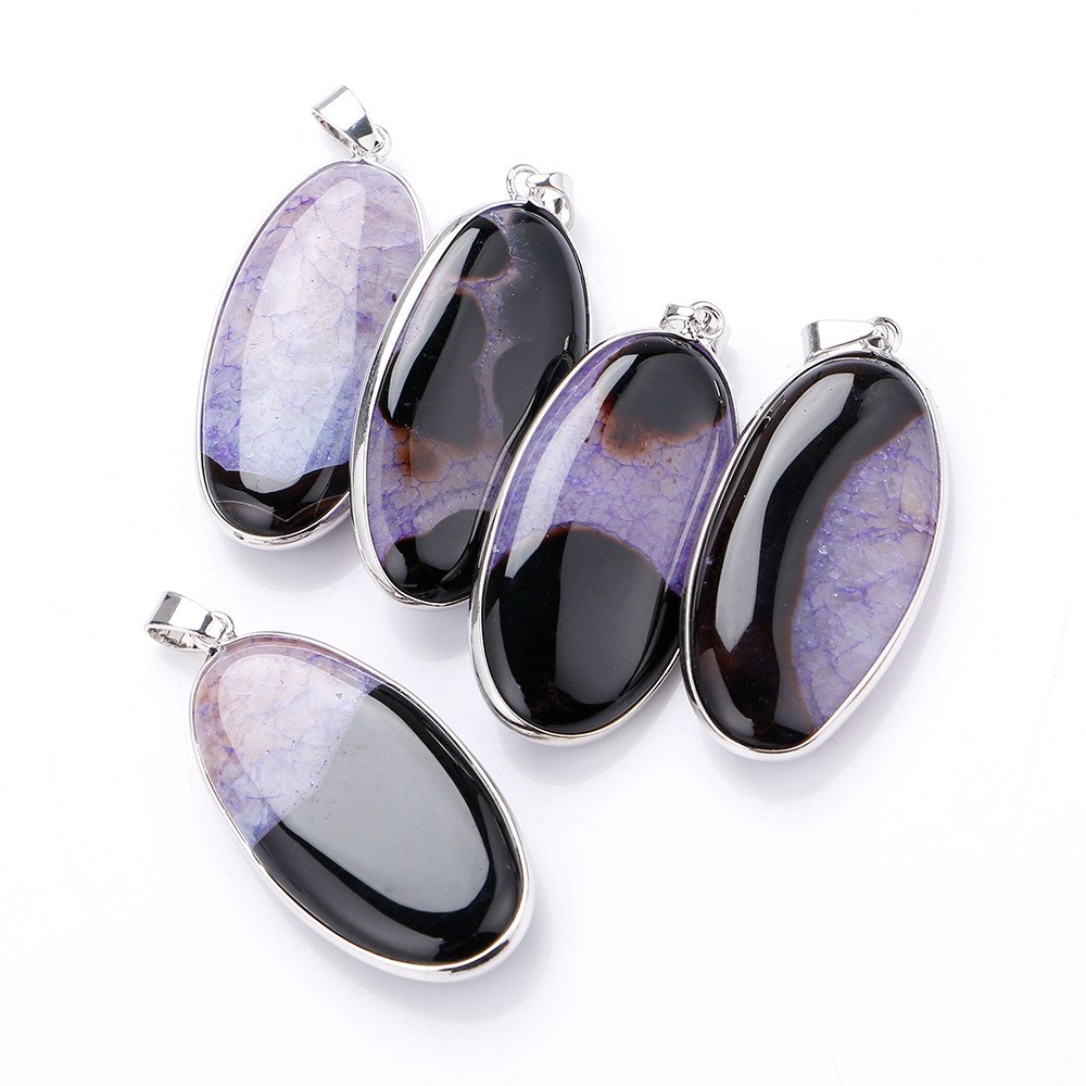 Natural New Fashion 100% Multicolor Regenbogen Crystal Necklace Women Wassertropfen Halskette Charm Prom Party Pendant Jewelry